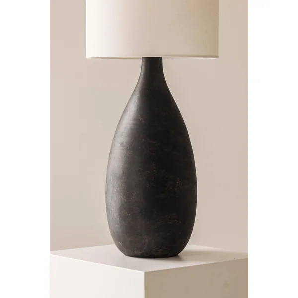 Sculptural Ceramic Table Lamp from Sweden, 1960s