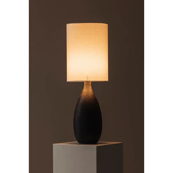 Sculptural Ceramic Table Lamp from Sweden, 1960s