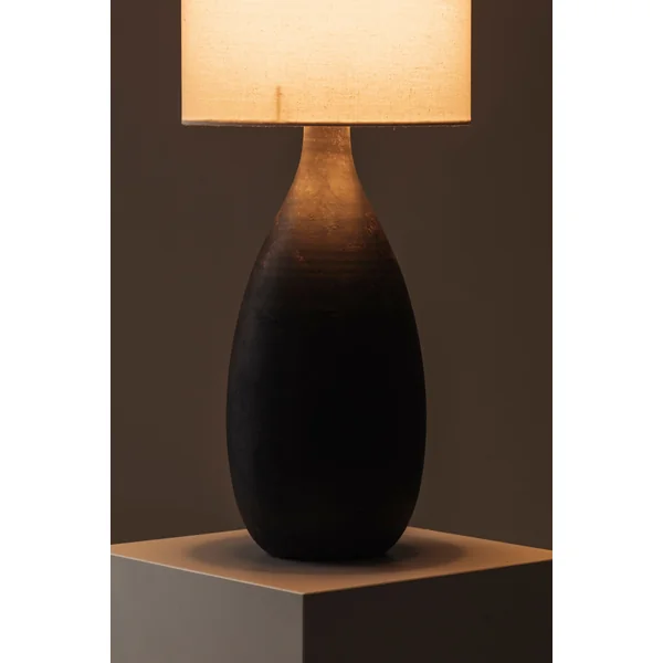Sculptural Ceramic Table Lamp from Sweden, 1960s
