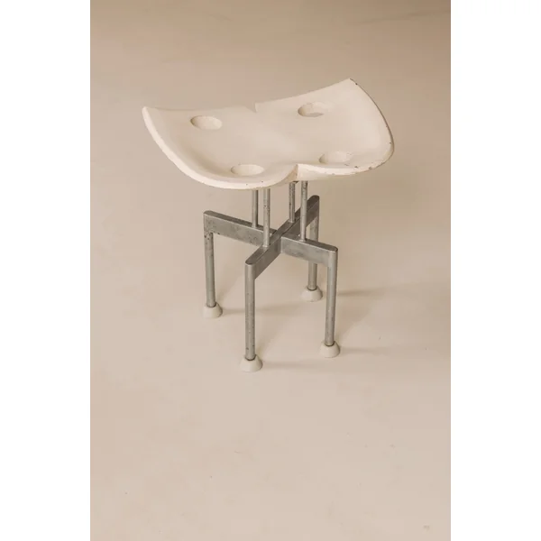Sculptural Set Stools by Frans Van Praet for Belgo Chrom, 1990s