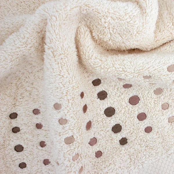 Serviette de toilette 50x100 cm 100% coton 550 g/m2 PURE POINTS Beige