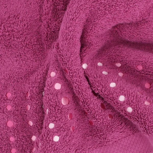 Serviette de toilette 50x100 cm 100% coton 550 g/m2 PURE POINTS Violet Prune