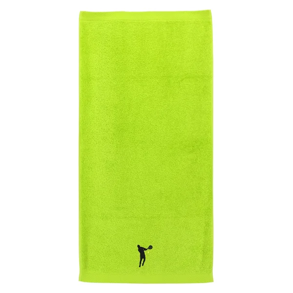 Serviette de toilette 50x100 cm 100% coton 550 g/m2 PURE TENNIS Vert Pistache
