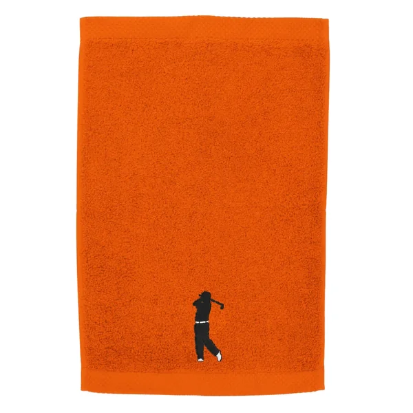 Serviette invite 33x50 cm 100% coton 550 g/m2 PURE GOLF Orange Butane