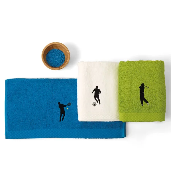 Serviette invite 33x50 cm 100% coton 550 g/m2 PURE GOLF Orange Butane