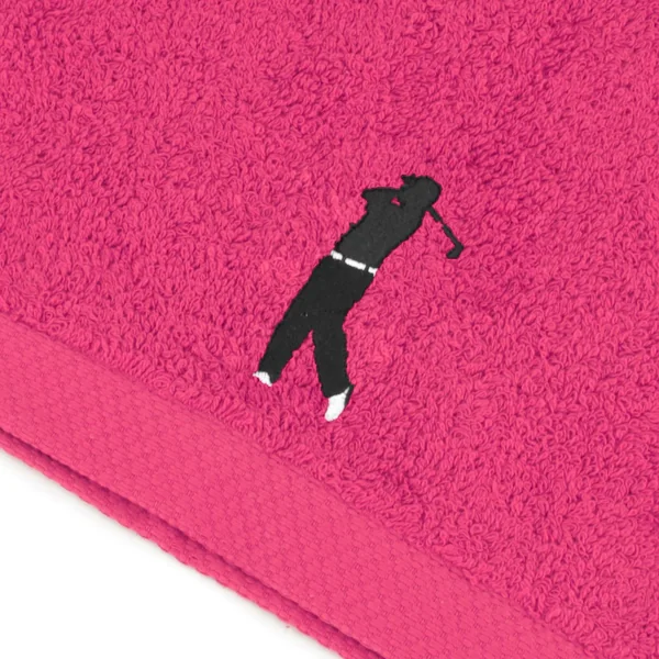 Serviette invite 33x50 cm 100% coton 550 g/m2 PURE GOLF Rose Fuchsia