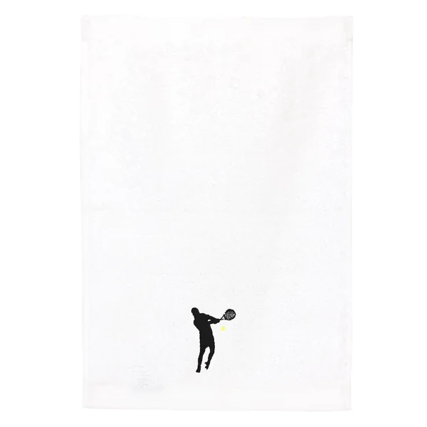 Serviette invite 33x50 cm 100% coton 550 g/m2 PURE TENNIS Blanc