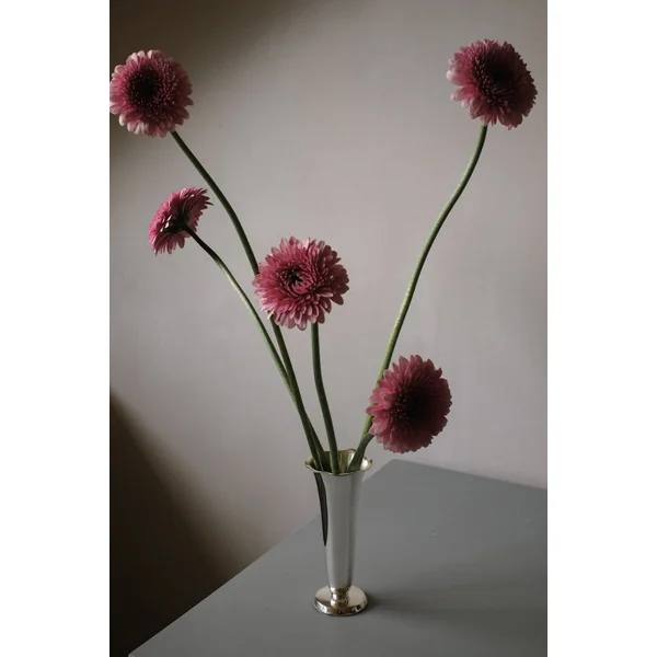 Set of 3 Silver-plated Vases