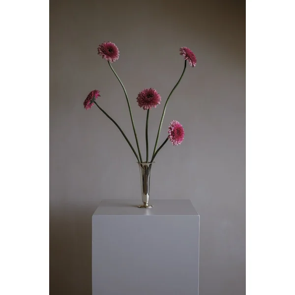 Set of 3 Silver-plated Vases