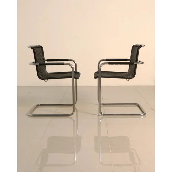 Set of 4 Chair "D41" by Jean Prouvé for Tecta 80's