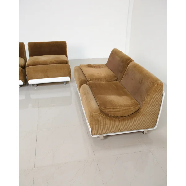 Set of 4 Lounge Chairs "Orbis" by Luigi Colani for Cor 70's