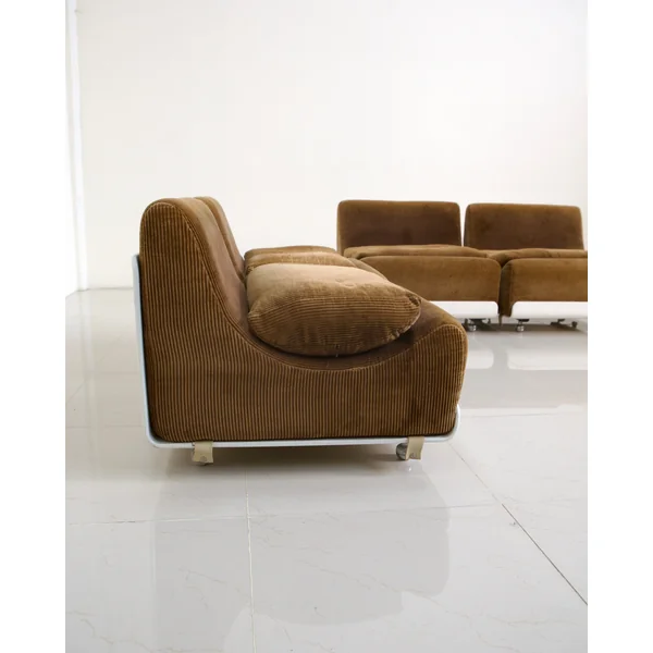 Set of 4 Lounge Chairs "Orbis" by Luigi Colani for Cor 70's