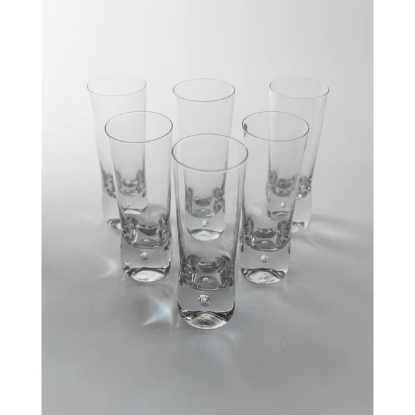 Set of 6 Vintage Murano Glasses, Italy 70s