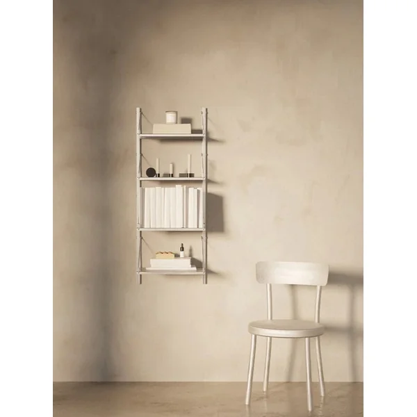 Shelf Library Single Section | Stainless Steel | H1084 / W40
