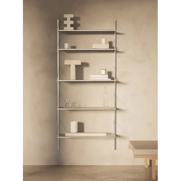 Shelf Library Single Section | Stainless Steel | H1852 / W80