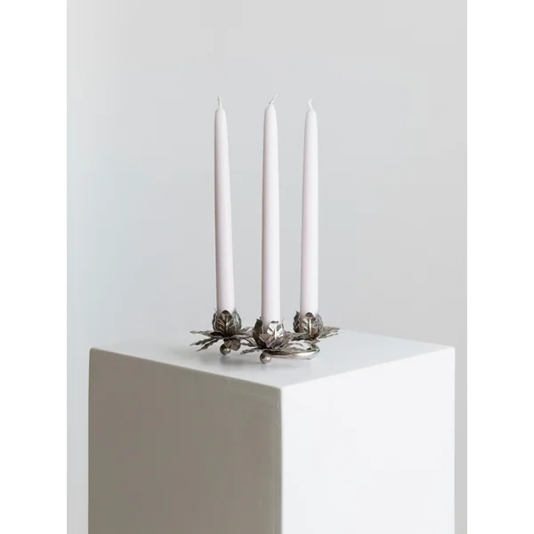 Silver Plated Vintage Candleholders