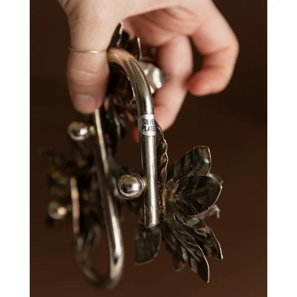 Silver Plated Vintage Candleholders