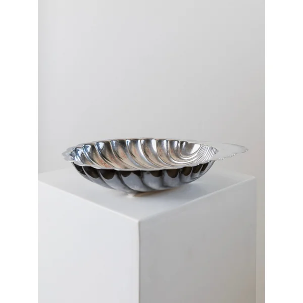 Silver Plated Vintage Shell Shaped Bowl