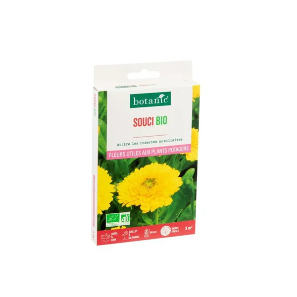 Souci bio botanic® - graines à semer (3 m²)