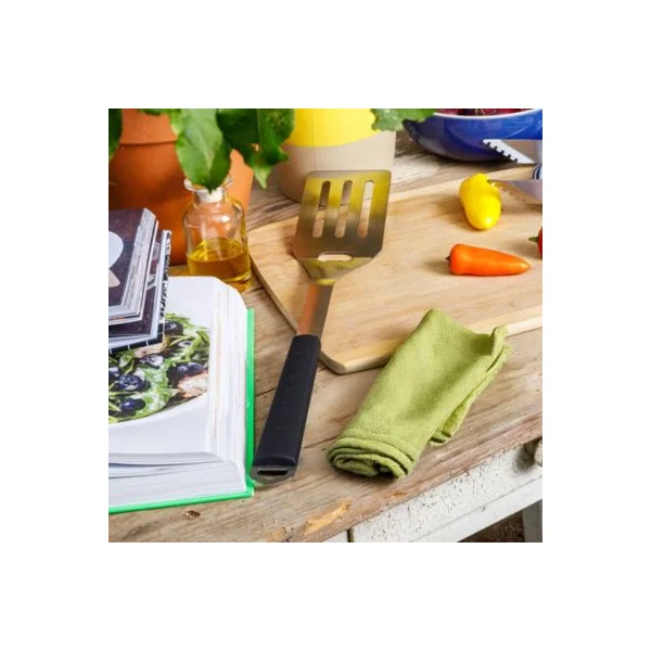 Spatule pour barbecue en acier inoxydable avec manche soft touch Somagic 44 cm