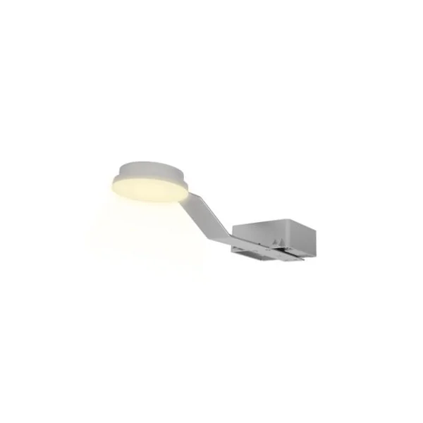 Spot de salle de bain Emera LED intégrée 480lm 7W IP44 variable GoodHome argent