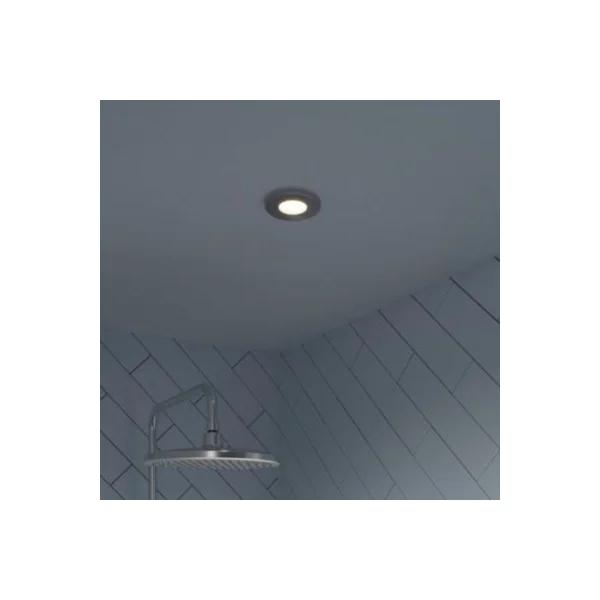 Spot encastrable Hades GU5.3 blanc neutre IP65 345lm 4.4W Ø8xH.8.2cm chrome GoodHome