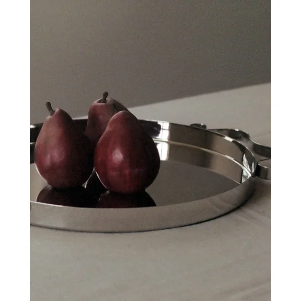 Squiggle Tray – Mirror-Polished Stainless Steel