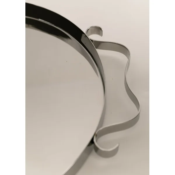 Squiggle Tray – Mirror-Polished Stainless Steel