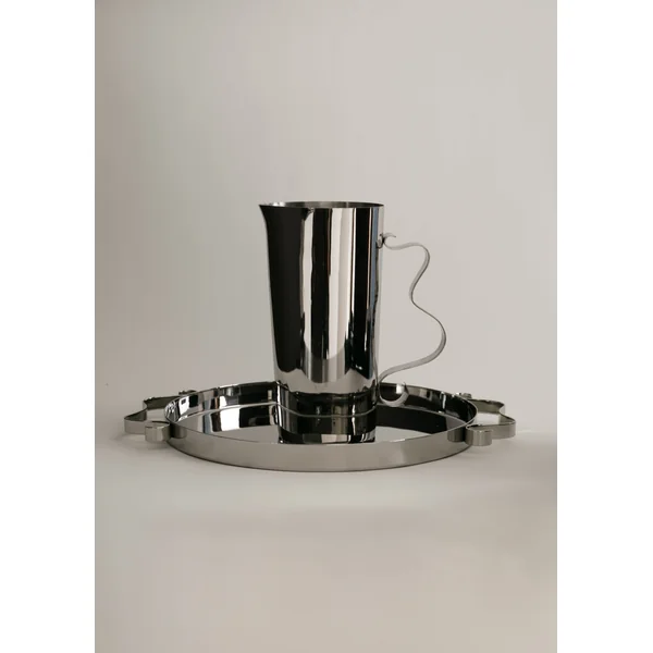 Squiggle Tray – Mirror-Polished Stainless Steel