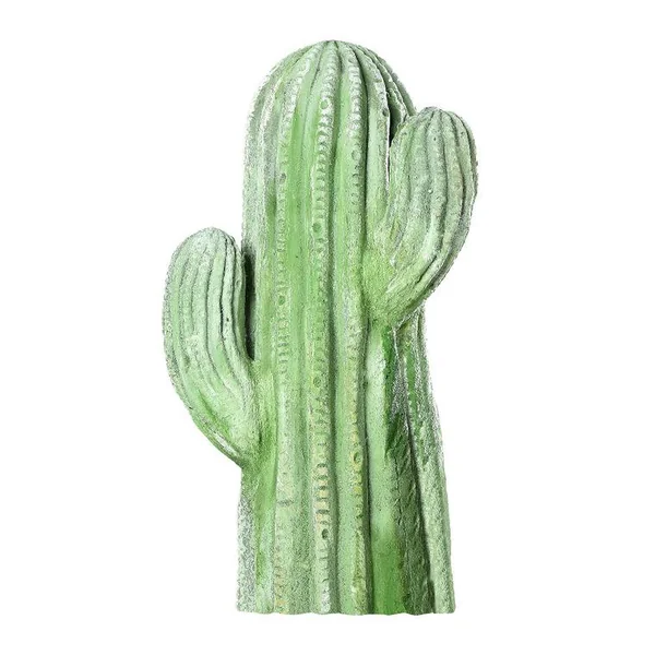 Statue en béton ciré vert Hairie Grandon Cactus petit modèle - 34 cm