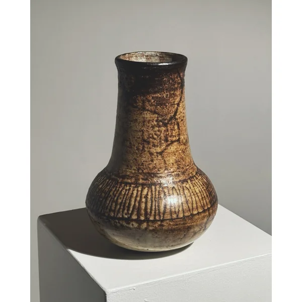 Stoneware Vase by Jacques Pouchain, France, 1960