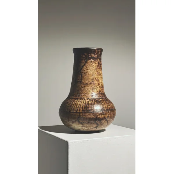 Stoneware Vase by Jacques Pouchain, France, 1960
