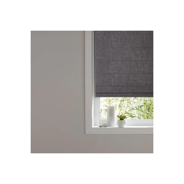 Store bateau tamisant Soyo gris foncé l.90 x H.160cm Goodhome