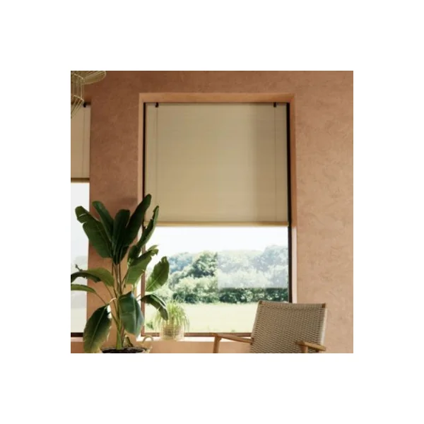 Store enrouleur tamisant sans perçage Akapa beige l.160 x H.180cm Goodhome