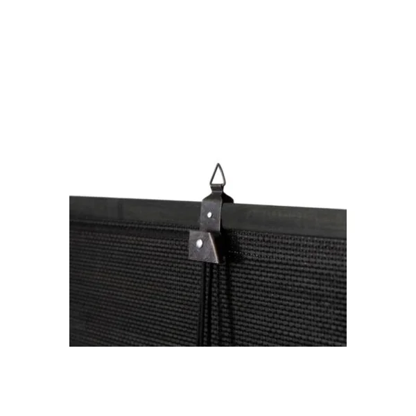 Store enrouleur tamisant sans perçage Akapa noir l.120 x H.180cm Goodhome
