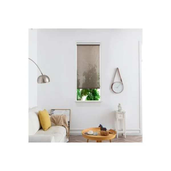 Store enrouleur tamisant sans perçage Eccles marron l.45 x H.140cm Goodhome