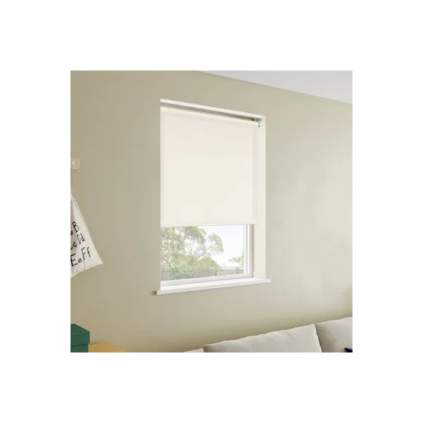 Store enrouleur tamisant sans perçage Halo 2 blanc cassé l.45 x H.140cm Goodhome