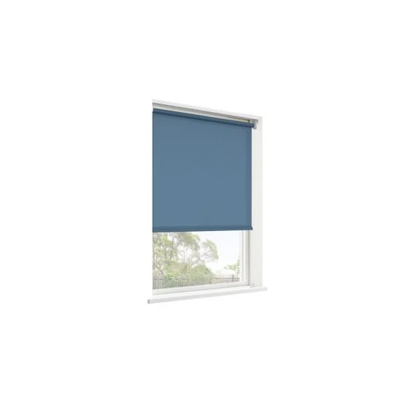 Store enrouleur tamisant sans perçage Halo 2 bleu l.60 x H.180cm Goodhome