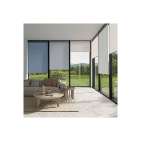 Store enrouleur tamisant sans perçage Halo 2 gris perle l.120 x H.180cm Goodhome