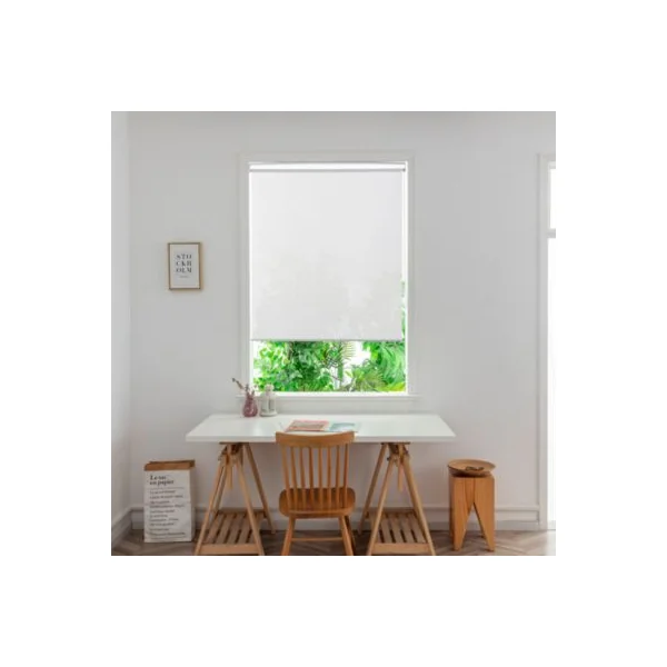 Store enrouleur thermique salle de bains Badallo blanc l.120 x H.180cm Goodhome