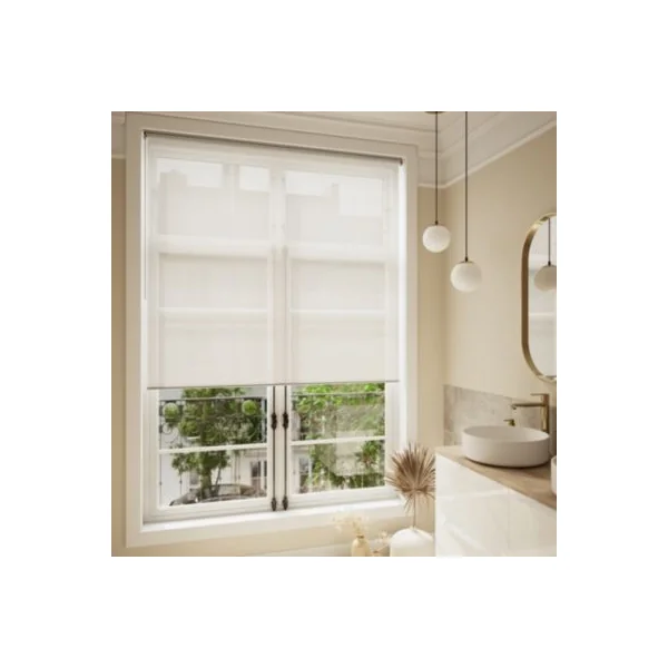 Store enrouleur thermique salle de bains Badallo blanc l.160 x H.180cm Goodhome