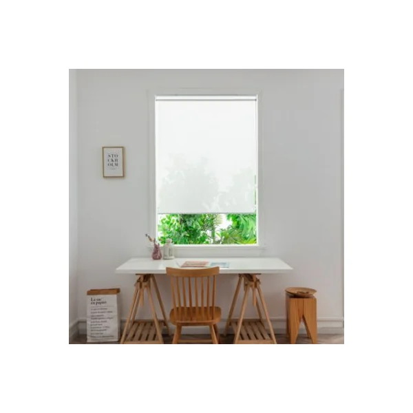 Store enrouleur voile sans perçage Annuri blanc l.90 x H.180cm Goodhome