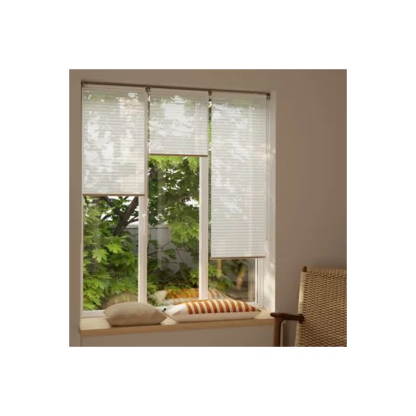 Store enrouleur voile sans perçage Asthall blanc l.40 x H.140cm Goodhome