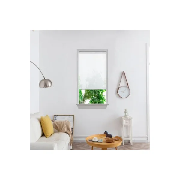 Store enrouleur voile sans perçage Asthall blanc l.55 x H.180cm Goodhome