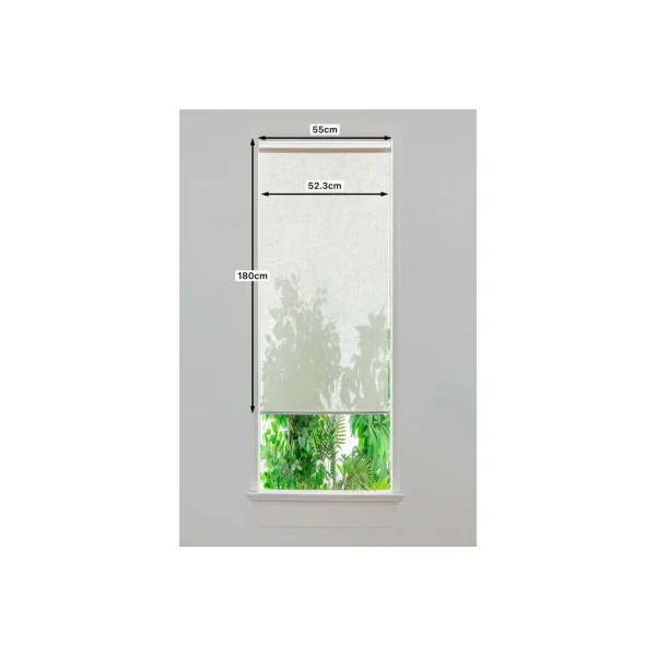 Store enrouleur voile sans perçage Emini beige l.55 x H.180cm Goodhome