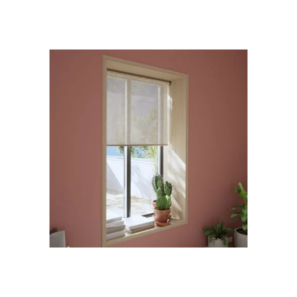 Store enrouleur voile sans perçage Emini beige l.90 x H.180cm Goodhome