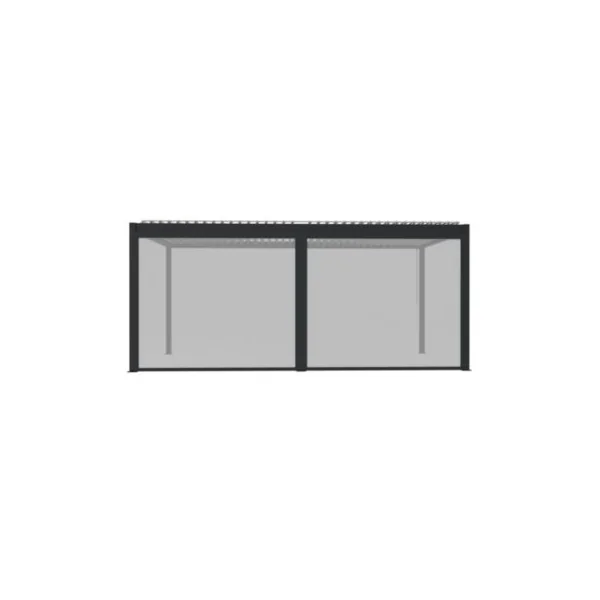 Store façade manuel pour pergola Cameo gris sablé l. 2,88m