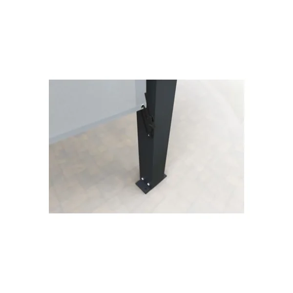 Store latéral autoportant / façade 3 m pour pergola Salto Alumin'home gris foncé RAL 7016