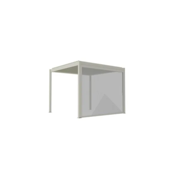 Store latéral manuel pour pergola Cameo autoportante l. 2,88m Blanc
