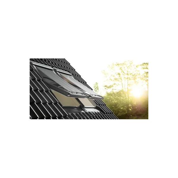 Store pare-soleil extérieur fenêtre de toit Velux MHL 5060 CK00 gris